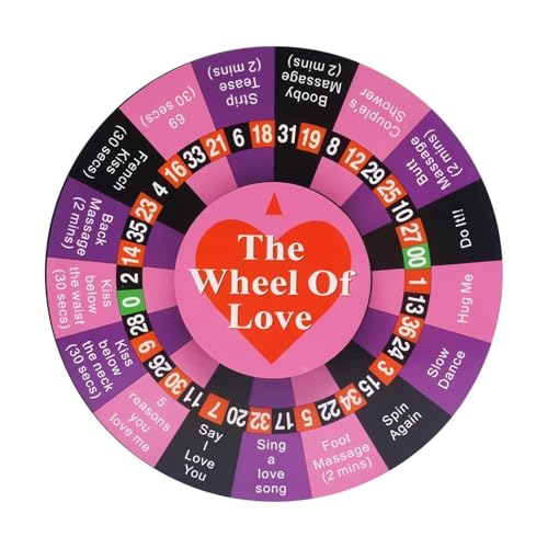 Battery Operated Roulette Wheel, Portable Toy Roulette Wheel, Adults Drinking Board Game, Fun Drinking Roulette Wheel 4.25x2.36 Inches for Adults Drinking Game (1 Stück) von ccuzs