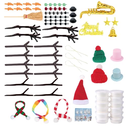 Snowman Air Dry Clay, Kids Art Crafts Clay Kit, Safe Soft Modeling Clay, Ultra Light Modeling Clay, Christmas Stocking Stuffers Clay, Creative Kids Craft Supplies for Kids von ccuzs