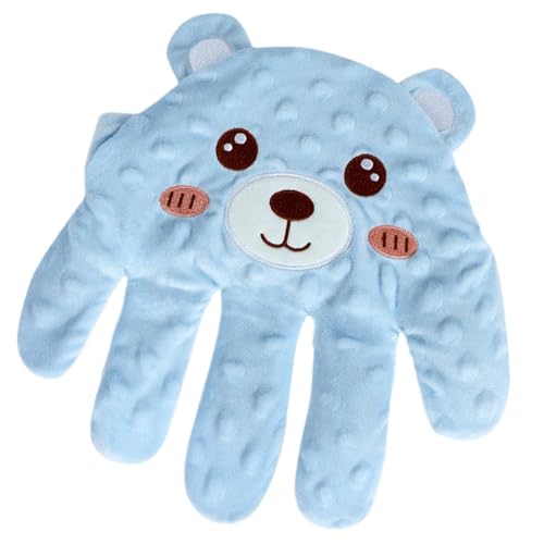 ccuzs Cartoon Bear Soothing Pillow, Soft Kids Hug Pillow with Remote Control, Fun and Engaging Huggable Comforting Patting Toy for Boys and Girls Blue, White, von ccuzs