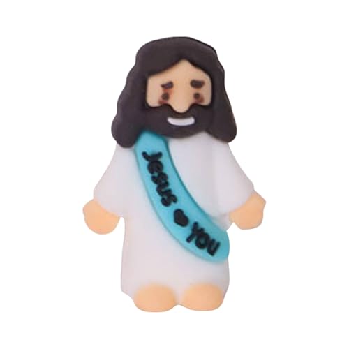 cfpqv Little Figures Original Design Love You Rubber Toys To Hide And Seek Sunday School Baptism Stuffers(Colors) Briefablage Metall (BU2, One Size) von cfpqv