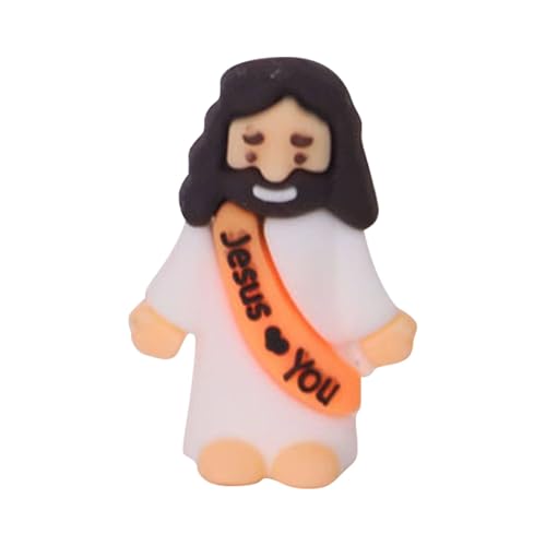 cfpqv Little Figures Original Design Love You Rubber Toys To Hide And Seek Sunday School Baptism Stuffers(Colors) Briefablage Metall (Orange, One Size) von cfpqv