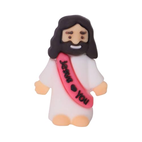 cfpqv Little Figures Original Design Love You Rubber Toys To Hide And Seek Sunday School Baptism Stuffers(Colors) Briefablage Metall (Pink, One Size) von cfpqv