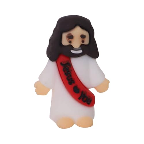 cfpqv Little Figures Original Design Love You Rubber Toys To Hide And Seek Sunday School Baptism Stuffers(Colors) Briefablage Metall (Red, One Size) von cfpqv