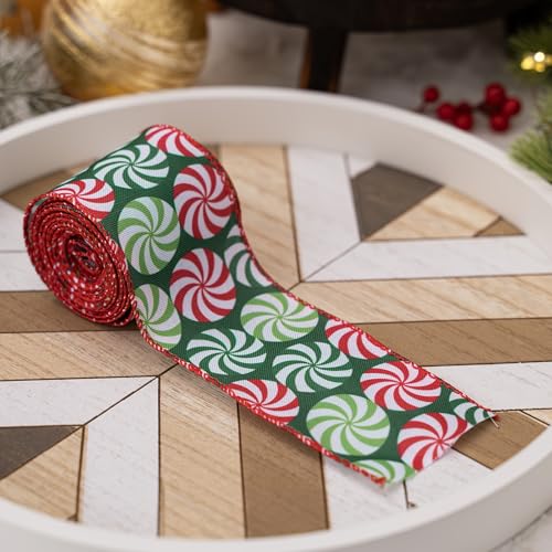 Weihnachtsgeschenkband, Geschenkband Breit Weihnachtliche BäNder Zum Basteln Geschenkband Weihnachten, DIY Weihnachten Schleifen Schleifenband Bunt Bedrucktes Band (#C) von champracer