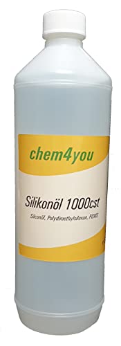 1000ml Silikonöl 1000cst 100% rein 1Liter Siliconöl 1000cst von Chemdiscount