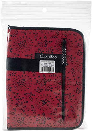 ChiaoGoo CG2574 Hook Case, Baumwolle, Red, Black, One Size von chiaogoo