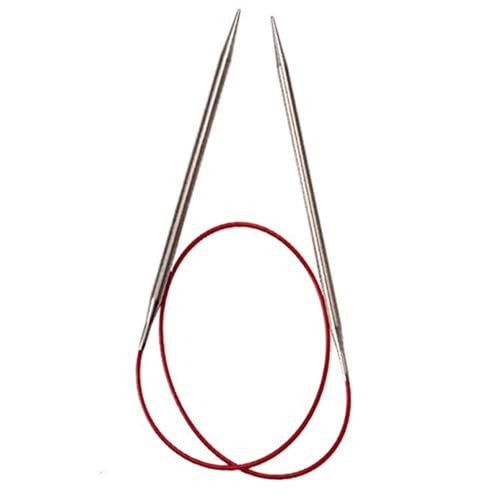 chiaogoo Red Lace Edelstahl Rundstricknadeln 40-inch-Size 4/3,5 mm, andere, Mehrfarbig von chiaogoo