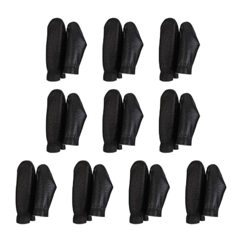 churuso 5 Sets/10 Sets Leder Fingerhut Fingerschutz Daumen Und Zeigefinger Fingerhut/Schutz Für Handnähen Handarbeiten Basteln Näh Fingerhut Zum Quilten Nähen Fingerhut Fingerschutz Nähen Fingerhut von churuso