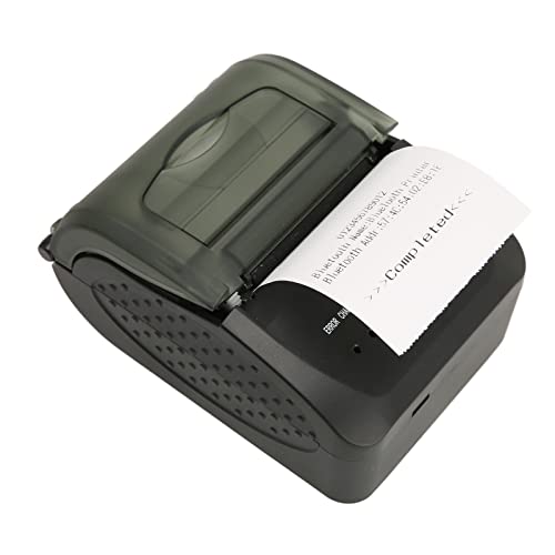 ciciglow Bluetooth-Belegdrucker, POS-5809DD 58-mm-Wireless-POS-Belegdrucker 90 Mm/s Mobiler Thermodrucker für Zuhause, Büro, Shop, Kompatibel mit Windows Android OS von ciciglow