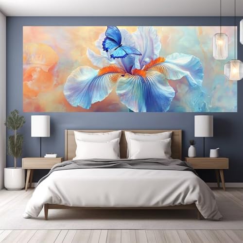 Diamond Painting Erwachsene Groß XXL 100x40cm Diamond Painting Schmetterling, DIY Malen Nach Zahlen Erwachsene Blume,Full Drill Cross Stickerei Bilder Malerei Basteln Kits, Wohnzimmer Zimmer Deko Y886 Diamond Painting Erwachsene Groß XXL 100x40cm Diamond Painting Schmetterling, DIY Malen Nach Zahlen Erwachsene Blume,Full Drill Cross Stickerei Bilder Malerei Basteln Kits, Wohnzimmer Zimmer Deko Y886 von clldy