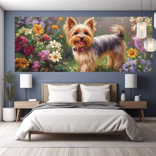 Diamond Painting Erwachsene Groß XXL 180x80cm Diamond Painting Blume, 5D DIY Malen Nach Zahlen Erwachsene Hund, Full Drill Cross Stickerei Bilder Malerei Basteln Kits, Wand Wohnzimmer Zimmer Deko Y904 Diamond Painting Erwachsene Groß XXL 180x80cm Diamond Painting Blume, 5D DIY Malen Nach Zahlen Erwachsene Hund, Full Drill Cross Stickerei Bilder Malerei Basteln Kits, Wand Wohnzimmer Zimmer Deko Y904 von clldy