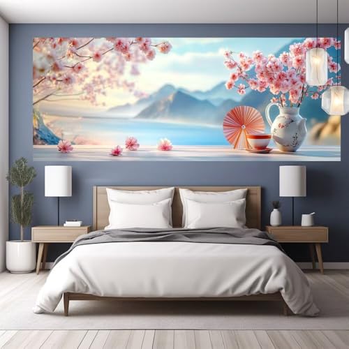 Diamond Painting Erwachsene Groß XXL 180x80cm Diamond Painting Blume, 5D DIY Malen Nach Zahlen Erwachsene See, Full Drill Cross Stickerei Bilder Malerei Basteln Kits, Wand Wohnzimmer Zimmer Deko Y908 Diamond Painting Erwachsene Groß XXL 180x80cm Diamond Painting Blume, 5D DIY Malen Nach Zahlen Erwachsene See, Full Drill Cross Stickerei Bilder Malerei Basteln Kits, Wand Wohnzimmer Zimmer Deko Y908 von clldy