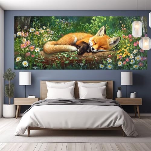 Diamond Painting Erwachsene Groß XXL 70x30cm Diamond Painting Fuchs, 5D DIY Malen Nach Zahlen Erwachsene Blume, Full Drill Cross Stickerei Bilder Malerei Basteln Kits, Wand Wohnzimmer Zimmer Deko Y874 Diamond Painting Erwachsene Groß XXL 70x30cm Diamond Painting Fuchs, 5D DIY Malen Nach Zahlen Erwachsene Blume, Full Drill Cross Stickerei Bilder Malerei Basteln Kits, Wand Wohnzimmer Zimmer Deko Y874 von clldy