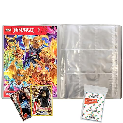 Bundle mit Blue Ocean Lego Ninjago Serie 8/Next Level Trading Cards - 1 Leere Sammelmappe (Ninjago 8) von collect-it.de MY HOME OF CARDS + TOYS