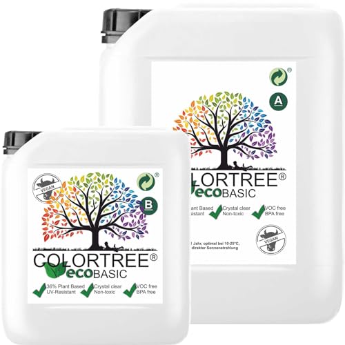 Epoxidharz-ECO-Basic mit Härter 4,5kg (3,0kg A +1,5kg B) von colortree