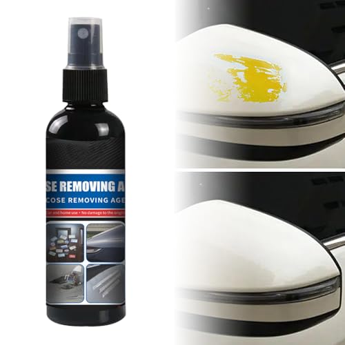 Multifunction Adhesive Remover Spray for Car, 2024 Neuest Klebereste Entferner, 100ML Etikettenlöser Klebstoffentferner für Entfernt Schnell Hartnäckige Etiketten Aufkleber Klebereste (100ml, 1) von comepew