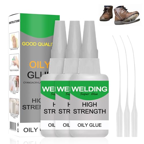 Welding High-Strength Oily Glue, 2024 Neu Powerful Solder Multi-Material Repair Adhesive, Mächtiger Universalkleber Hochfester Ölkleber Kleben Statt Bohren Extra Stark für Kunststoff Metall Harz (3) von comepew