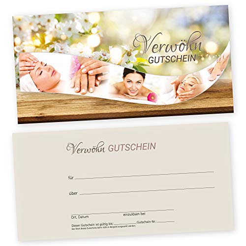 cosmeticPlus 50 KosmetikstudioGutscheine FRÜHLING Gutscheinkarten + Umschläge von cosmeticPlus