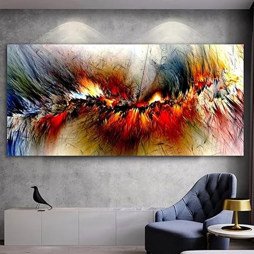 Diamond Painting Abstrakte Wolke，Diamond Painting Erwachsene Groß XXL 100x250cm，Diamant Painting Round steine Bilder，Diamond Art zubehör cross stitch kit，diamond Stickerei set Home Wand Dekor I24 von cppxinng