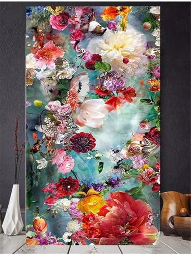 Diamond Painting Ausmalbilder Blumen，Diamond Painting Erwachsene Groß XXL 100x250cm，Diamant Painting Round steine Bilder，Diamond Art zubehör cross stitch kit，diamond Stickerei set Home Wand Dekor I73 von cppxinng