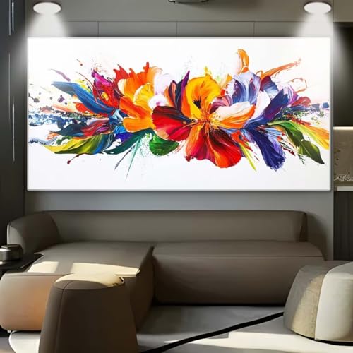 Diamond Painting Ausmalbilder Blumen，Diamond Painting Erwachsene Groß XXL 100x250cm，Diamant Painting eckige steine Bilder，Diamond Art zubehör cross stitch kit，diamond Stickerei set Home Wand Dekor D46 von cppxinng