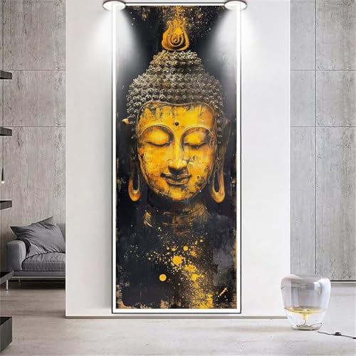 Diamond Painting Buddha Zen，Diamond Painting Erwachsene Groß XXL 60x150cm，Diamant Painting eckige steine Bilder，Diamond Art zubehör cross stitch kit，diamond Stickerei set Home Wand Dekor Gifts G79 von cppxinng