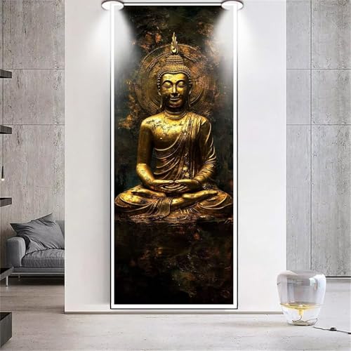 Diamond Painting Buddha Zen，Diamond Painting Erwachsene Groß XXL 80x180cm，Diamant Painting eckige steine Bilder，Diamond Art zubehör cross stitch kit，diamond Stickerei set Home Wand Dekor Gifts F79 von cppxinng