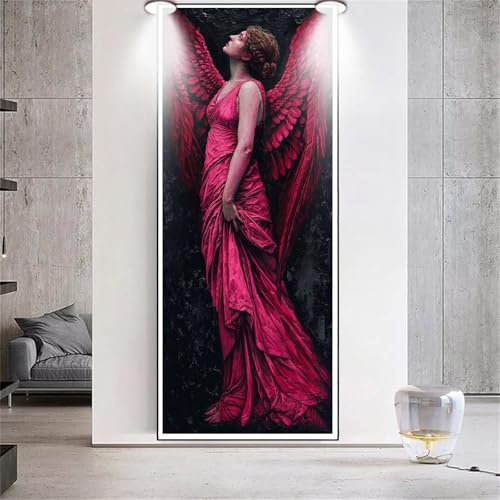 Diamond Painting Engel Schönheit，Diamond Painting Erwachsene Groß XXL 100x250cm，Diamant Painting eckige steine Bilder，Diamond Art zubehör cross stitch kit，diamond Stickerei set Home Wand Dekor G1 von cppxinng