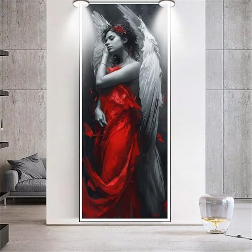 Diamond Painting Engel Schönheit，Diamond Painting Erwachsene Groß XXL 90x200cm，Diamant Painting eckige steine Bilder，Diamond Art zubehör cross stitch kit，diamond Stickerei set Home Wand Dekor H48 von cppxinng