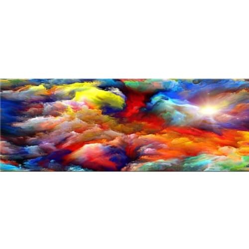 Diamond Painting Farbe Wolken，Diamond Painting Erwachsene Groß XXL 100x250cm，Diamant Painting Round steine Bilder，Diamond Art zubehör cross stitch kit，diamond Stickerei set Home Wand Dekor Gifts I36 von cppxinng