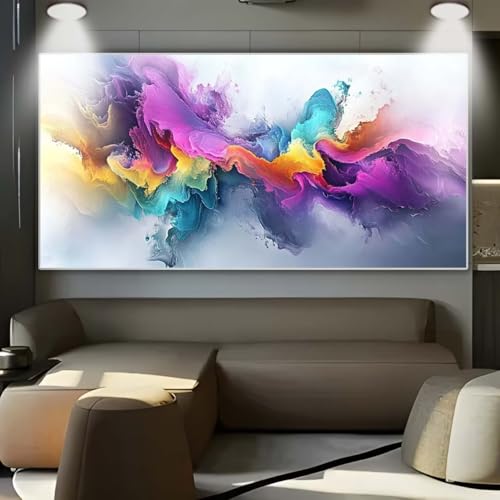 Diamond Painting Farbe Wolken，Diamond Painting Erwachsene Groß XXL 30x80cm，Diamant Painting eckige steine Bilder，Diamond Art zubehör cross stitch kit，diamond Stickerei set Home Wand Dekor Gifts C67 von cppxinng