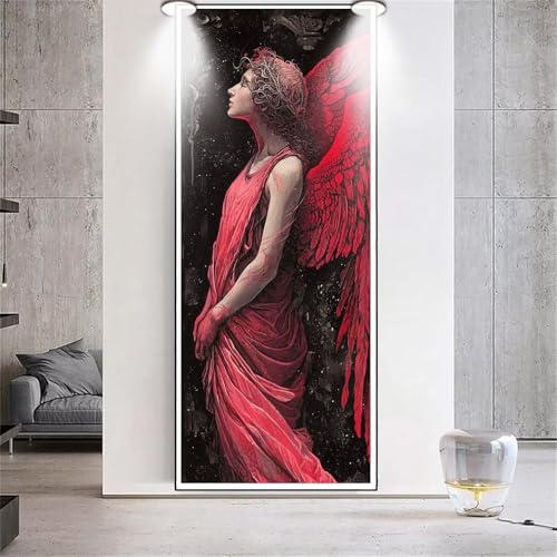 Diamond Painting Großes XXL 100x200cm Diamant Painting Bilder Engel Schönheit Diamond Art Erwachsene DIY Full Square Diamant Kunst Malerei zubehör Set Kreuzstich Bilder Home Wand Dekor Geschenk F98 von cppxinng