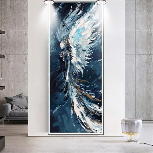 Diamond Painting Großes XXL 40x100cm Diamant Painting Bilder Engel Schönheit Diamond Art Erwachsene DIY Full Square Diamant Kunst Malerei zubehör Set Kreuzstich Bilder Home Wand Dekor Geschenk G42 von cppxinng