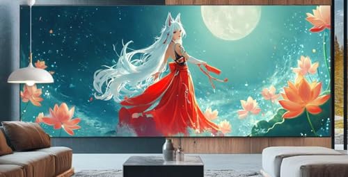 Diamond Painting Karikatur Diamond Painting Erwachsene Groß XXL 70x160cm Diamant Painting Bilder Fee,Full Square Diamant Kunst Malerei Stickerei Kreuzstich Set Home Wand Dekor Geschenke für Frauen E4 von cppxinng