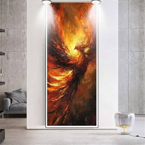 Diamond Painting Phönix Tier，Diamond Painting Erwachsene Groß XXL 60x150cm，Diamant Painting eckige steine Bilder，Diamond Art zubehör cross stitch kit，diamond Stickerei set Home Wand Dekor Gifts H2 von cppxinng