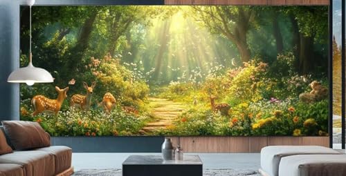 Diamond Painting Sonnenuntergang Diamond Painting Erwachsene Groß XXL 50x120cm Diamant Painting Bilder Wald,Full Square Diamant Kunst Malerei Stickerei Kreuzstich Set Home Dekor Geschenke Frauen F26 von cppxinng