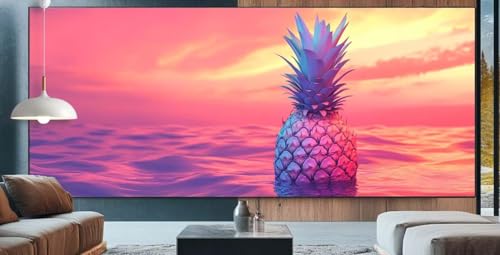 Diamond Painting Sonnenuntergang Diamond Painting Erwachsene Groß XXL 90x200cm Diamant Painting Bilder Ananas,Full Square Diamant Kunst Malerei Stickerei Kreuzstich Set Home Dekor Geschenke Frauen E78 von cppxinng