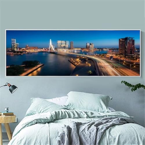 Diamond Painting Stadt Landschaft，Diamond Painting Erwachsene Groß XXL 100x250cm，Diamant Painting Round steine Bilder，Diamond Art zubehör cross stitch kit，diamond Stickerei set Home Wand Dekor I81 von cppxinng