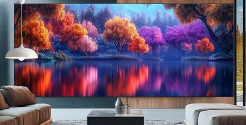 See Diamond Painting XXL 100x250cm Diamond Painting Erwachsene Baum von L.,Diamant Malerei Full Round Kristall Malen Nach Zahlen,Kreuzstich Mosaik Bastelset Set,Home Dekor Geschenke für Frauen J93 von cppxinng