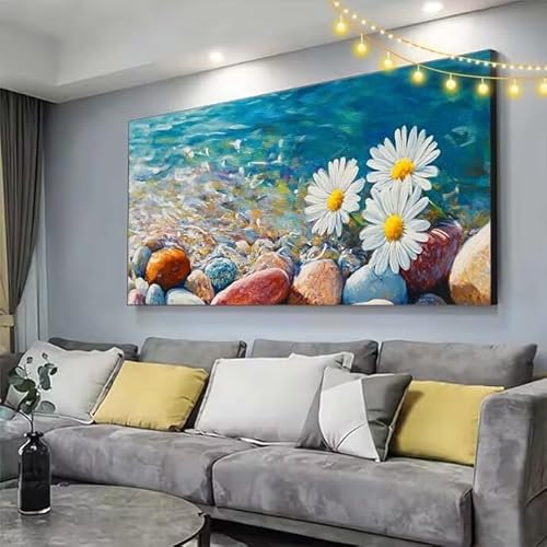 Strand Diamond Painting XXL 150x80cm Diamant Painting Bilder Stein,5D Vollbohrer Diamant Kunst Malerei Stickerei Kreuzstich DIY Diamond Puzzle Mosaikherstellung Bastelset,Home Dekor Geschenke C305 von cppxinng