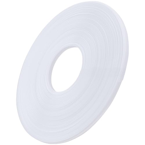 CRASPIRE 30 Meter 7,5 mm hochdichte weiße Polyester-Stäbchen zum Nähen, Durchnähen von Kunststoff-Nähkorsettstäbchen für Hochzeit, Party, Brautkleider, Kleid, DIY, Nähzubehör, Zubehör von craspire