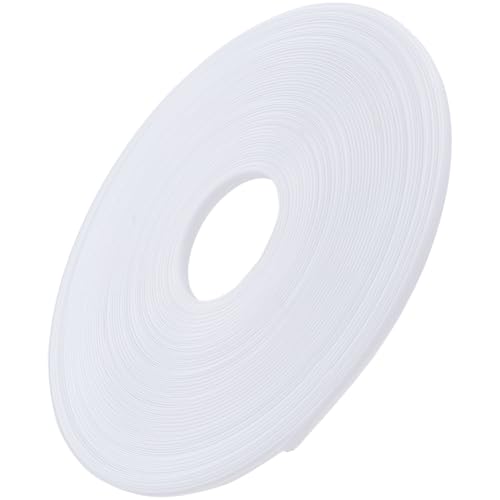 CRASPIRE 45 Yards 6 mm hochdichte weiße Polyester-Stäbchen zum Nähen, Durchnähen von Kunststoff-Nähkorsettstäbchen für Hochzeit, Party, Brautkleider, Kleid, Stillmützen, Zubehör, DIY-Nähzubehör von craspire