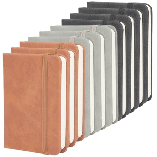 craspire Hardcover Taschennotizbuch Aus Wildleder 4.33 x 3 Zoll Kleines Notizbuch Tagebücher A7 Mini Notizblock Kleines Liniertes Tagebuch Notizbuch Für Büro Zuhause Schule Schreibbedarf Grau Schwarz von craspire