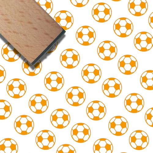 craspire Mini Holzstempel 3/5 Zoll Fußball Süßes Muster Kleine Holzstempel Vintage Wiederverwendbarer Druck Für DIY Bastelkarten Scrapbooking Journaling Alben Kartenherstellung Planer Umschläge von craspire