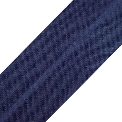 cyclingcolors 1x Schrägband aus 100% Baumwolle Breite 30 mm Länge 25 m Hochwertiges Einfassband Baumwollband Schrägband Ideal zum DIY, Dunkelblau cyclingcolors 1x Schrägband aus 100% Baumwolle Breite 30 mm Länge 25 m Hochwertiges Einfassband Baumwollband Schrägband Ideal zum DIY, Dunkelblau von cyclingcolors