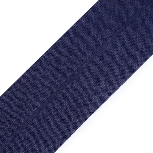 cyclingcolors 1x Schrägband aus 100% Baumwolle Breite 40 mm Länge 25 m Hochwertiges Einfassband Baumwollband Schrägband Ideal zum DIY, Dunkelblau cyclingcolors 1x Schrägband aus 100% Baumwolle Breite 40 mm Länge 25 m Hochwertiges Einfassband Baumwollband Schrägband Ideal zum DIY, Dunkelblau von cyclingcolors