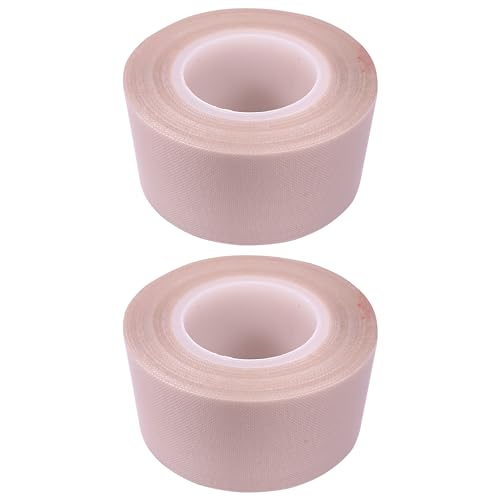 cyclingcolors 2x PTFE Klebeband Hitzebeständig Filmklebeband High Temp Glasgewebeband Hitzebeständig bis 260°C Selbstklebend Weiß, 30mm x 10m von cyclingcolors