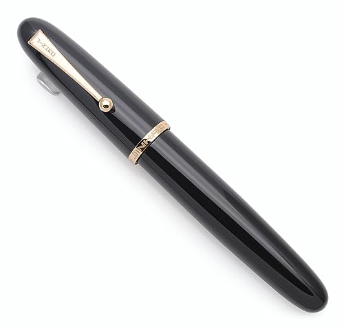 JINHAO 9019 Füllfederhalter Dadao Serie mit Tintenkonverter mit hoher Kapazität (schwarz, extra feine Feder 0,38 mm) von czxwyst