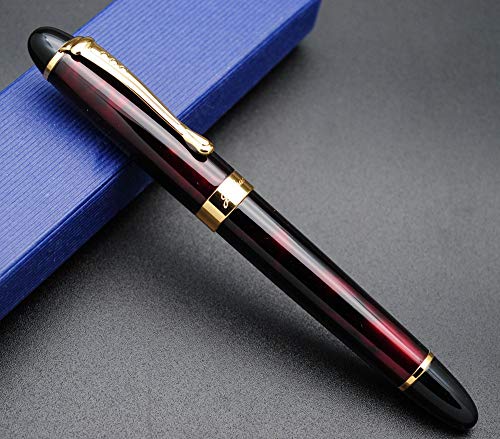 JINHAO X450 Füllfederhalter (Rotes Eis, M Feder) von czxwyst