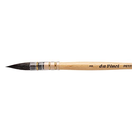 Da Vinci Series 418 French Watercolour Brush Russian Squirrel Hair Size 1 (7mm) von da Vinci Brushes